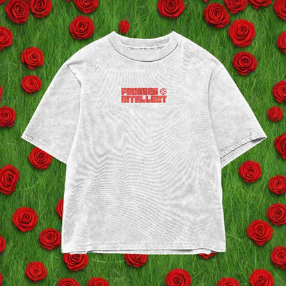 “FOCUSED INTELLECT” PREMIUM HEAVYWEIGHT TEE SHIRT DREAMGARDENS