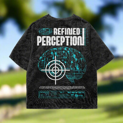 “REFINED PERCEPTION” PREMIUM HEAVYWEIGHT TEE SHIRT DREAMGARDENS