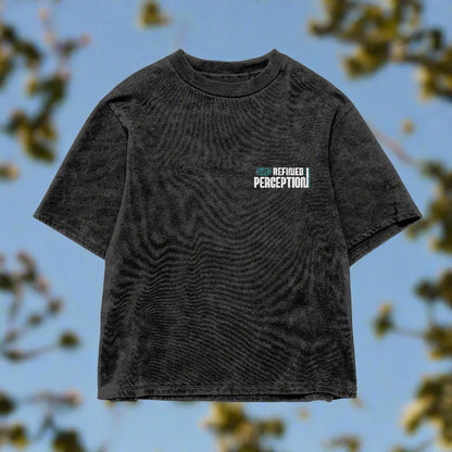 “REFINED PERCEPTION” PREMIUM HEAVYWEIGHT TEE SHIRT DREAMGARDENS
